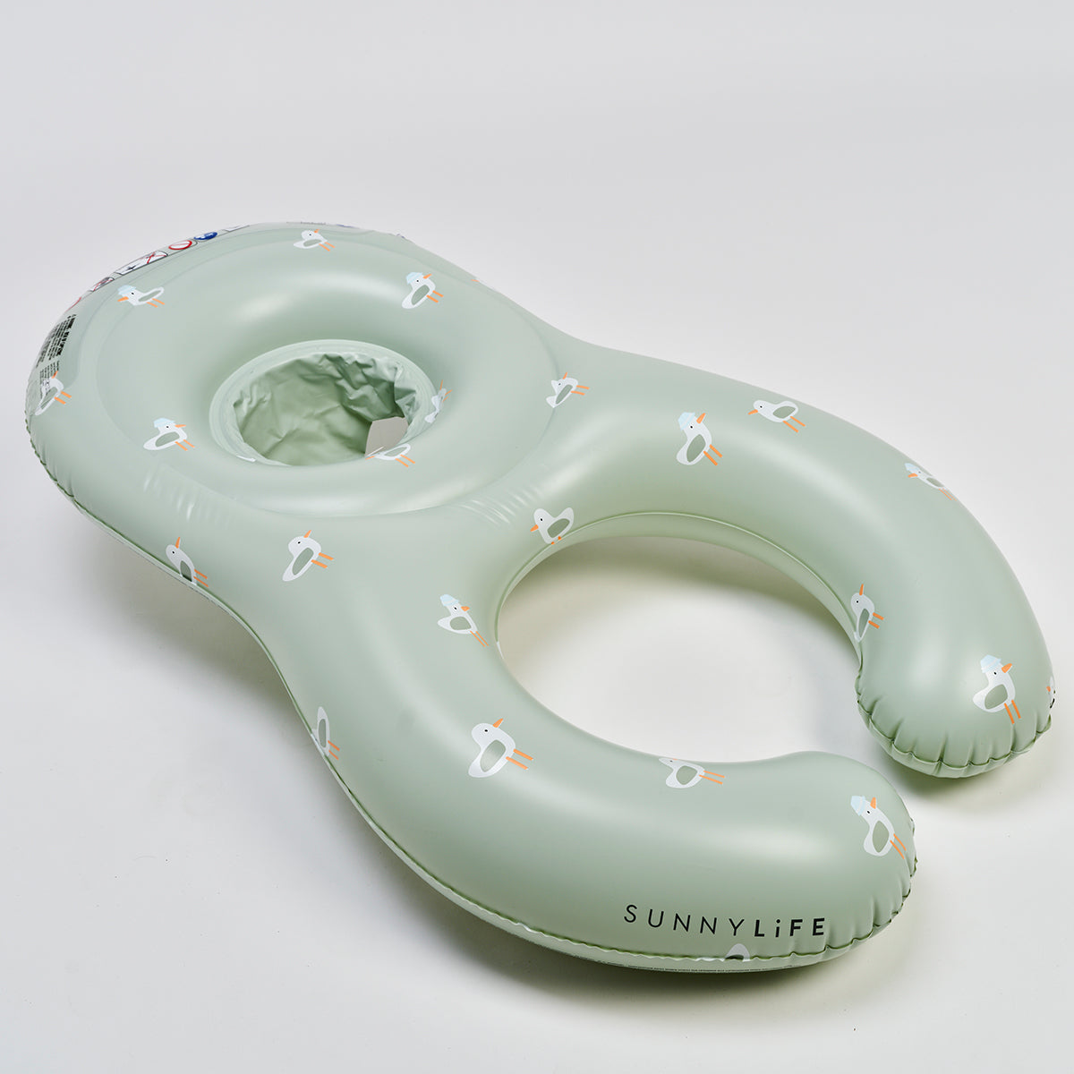 Float Together Baby Seat EU Sammy the Seagull Green