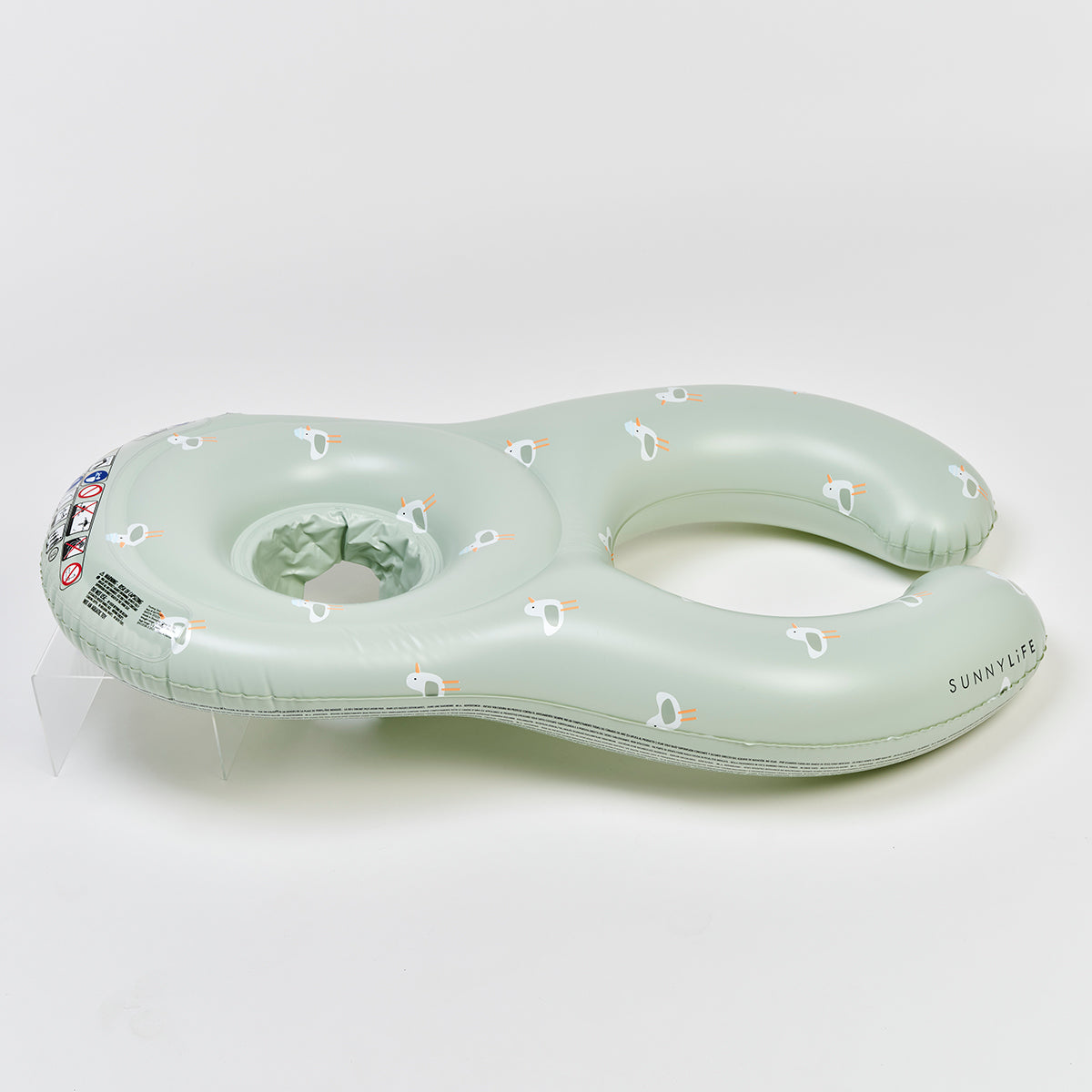 Float Together Baby Seat EU Sammy the Seagull Green