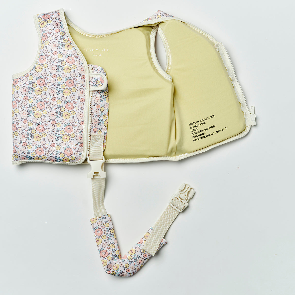 Float Vest 1-2 Into the Garden Ditsy Floral