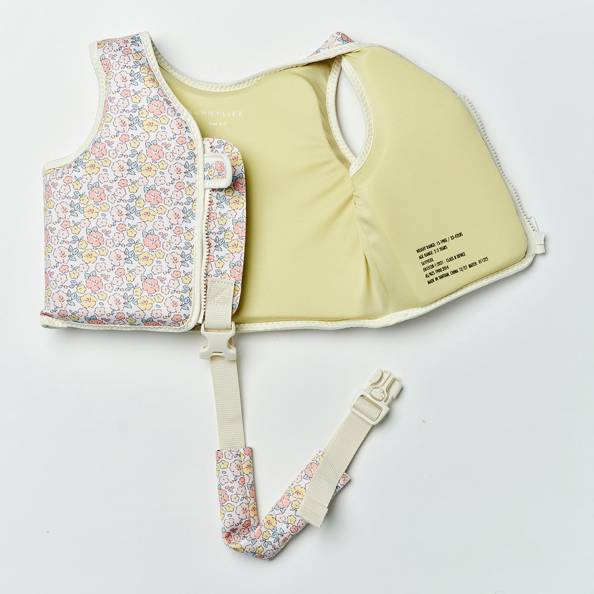 Float Vest 2-3 Into the Garden Ditsy Floral