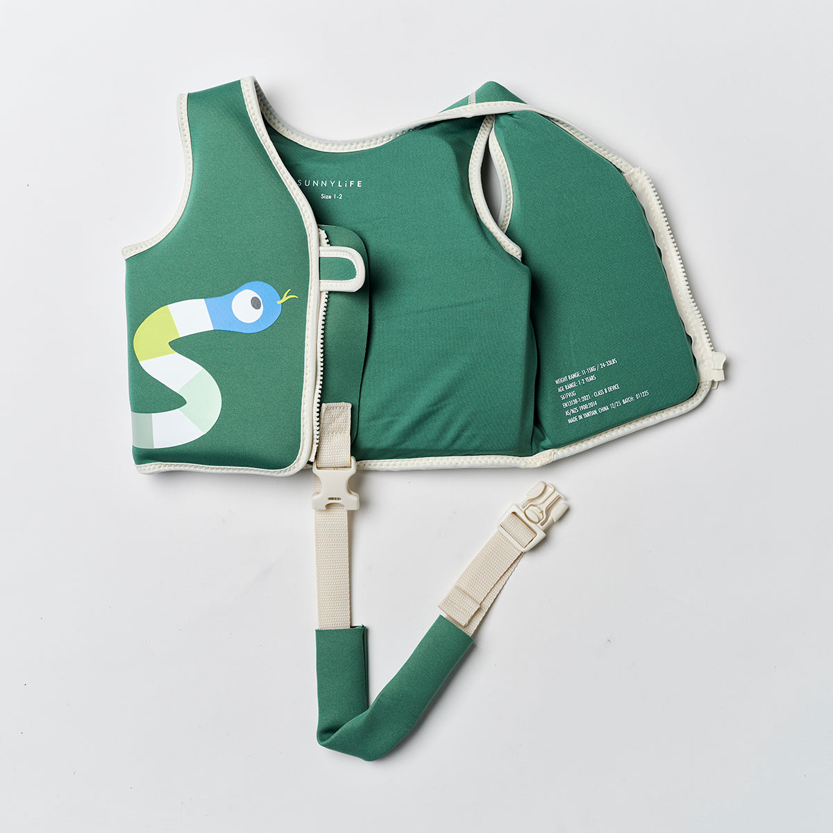 Float Vest 1-2 Into the Jungle Green