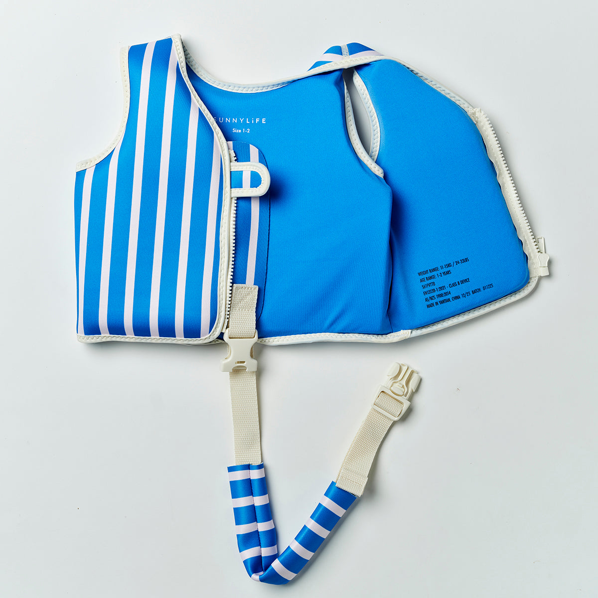 Float Vest 1-2 Tino the Tiger Blue