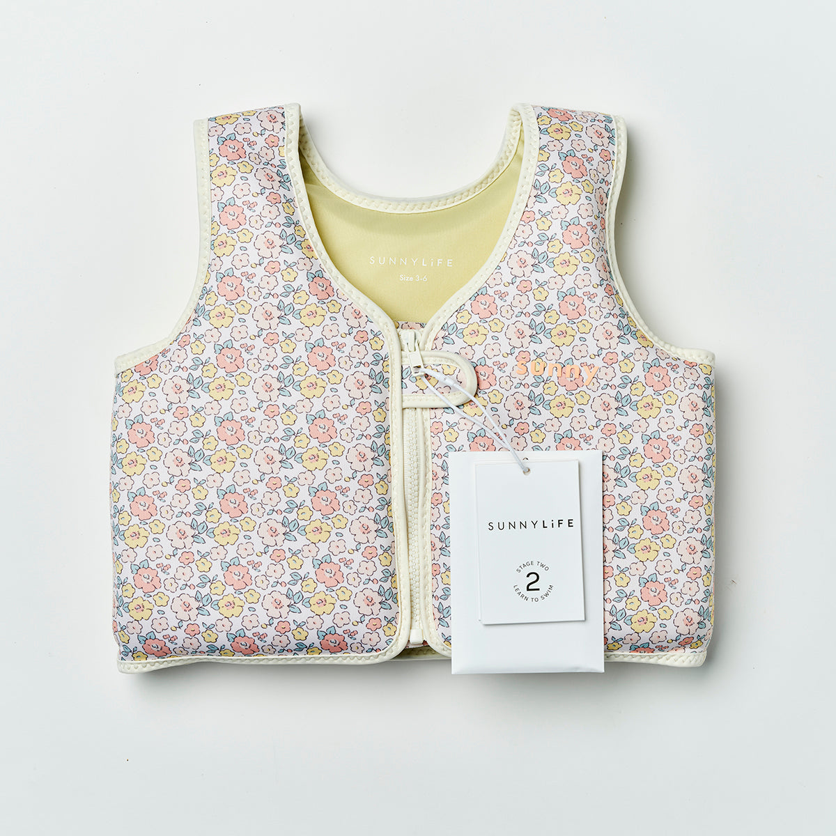 Float Vest 3-6 Into the Garden Ditsy Floral