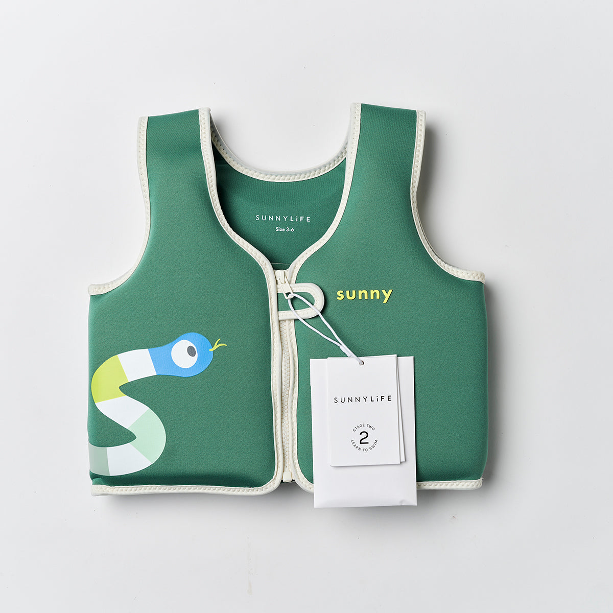 Float Vest 3-6 Into the Jungle Green