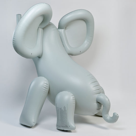 Inflatable Giant Sprinkler Eli the Elephant Grey
