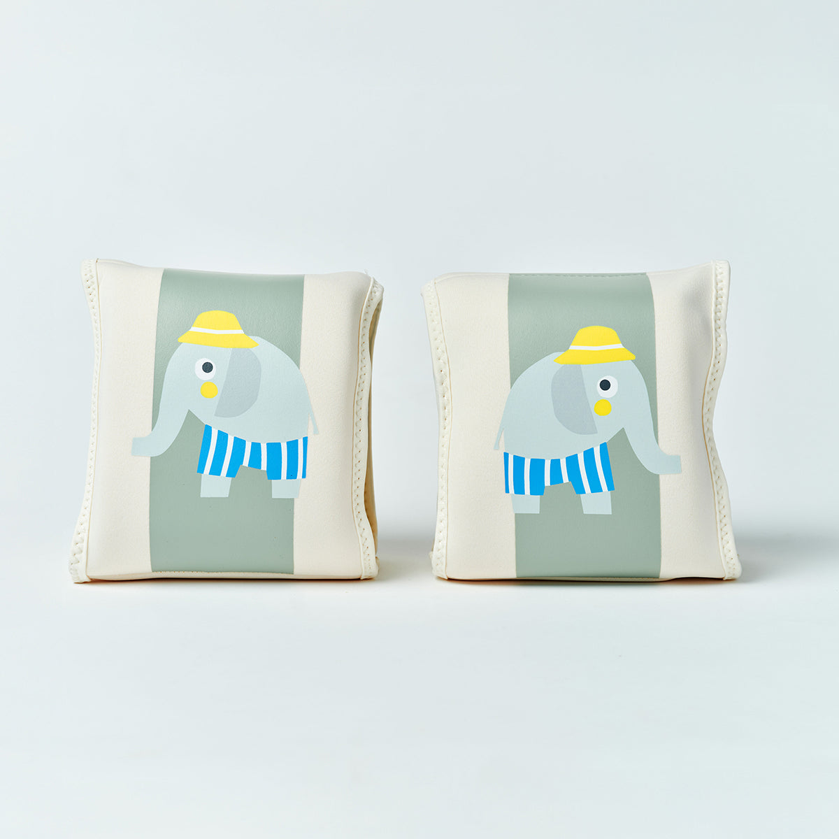 Kids Floaties Eli the Elephant Green Stripe
