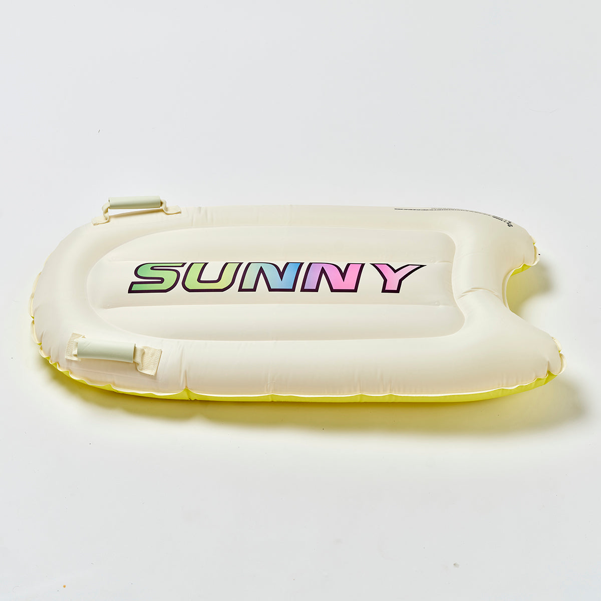 Kids Surf Mat Pool Party Cream and Charcoal
