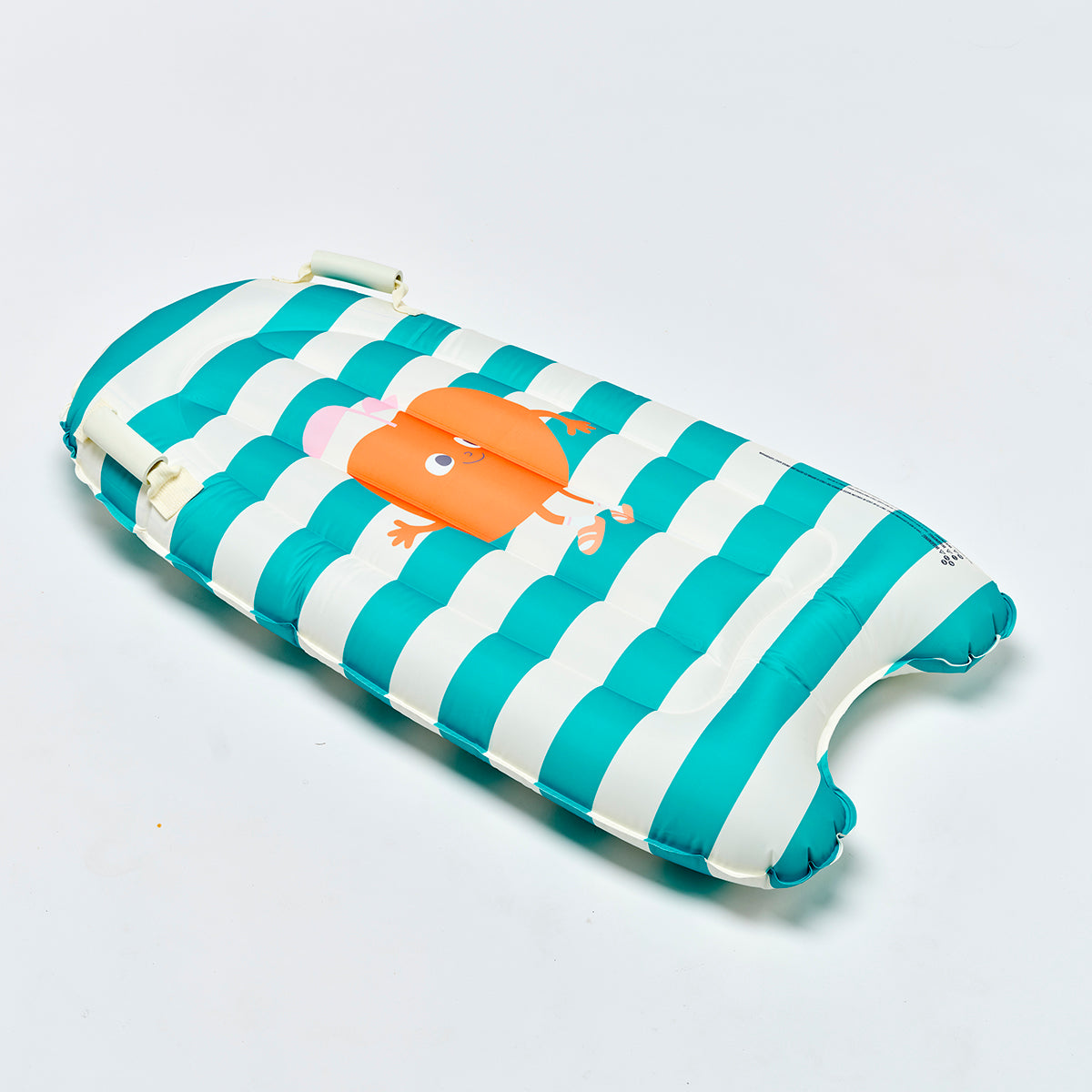 Kids Surf Mat Poppy the Peach Green Stripe