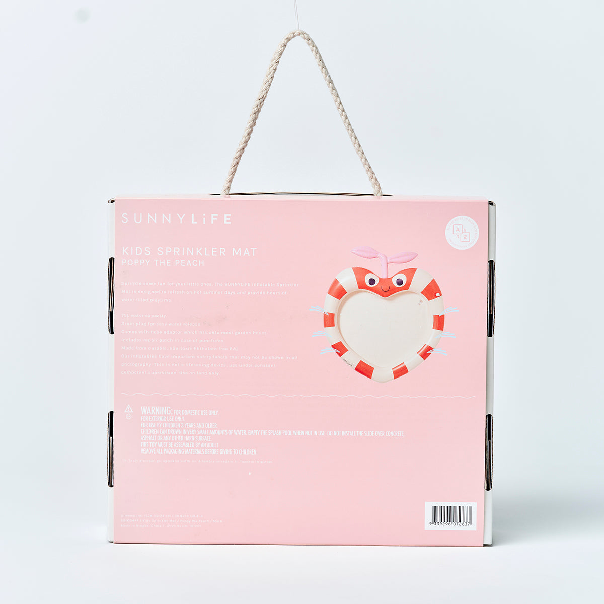 Kids Sprinkler Mat Poppy the Peach Multi