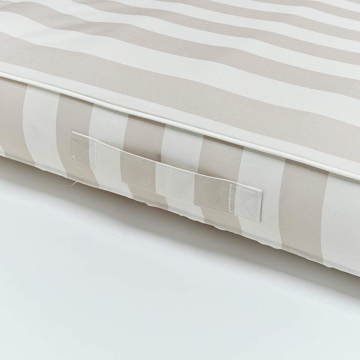 Luxe Double Lounger Oyster Stripe