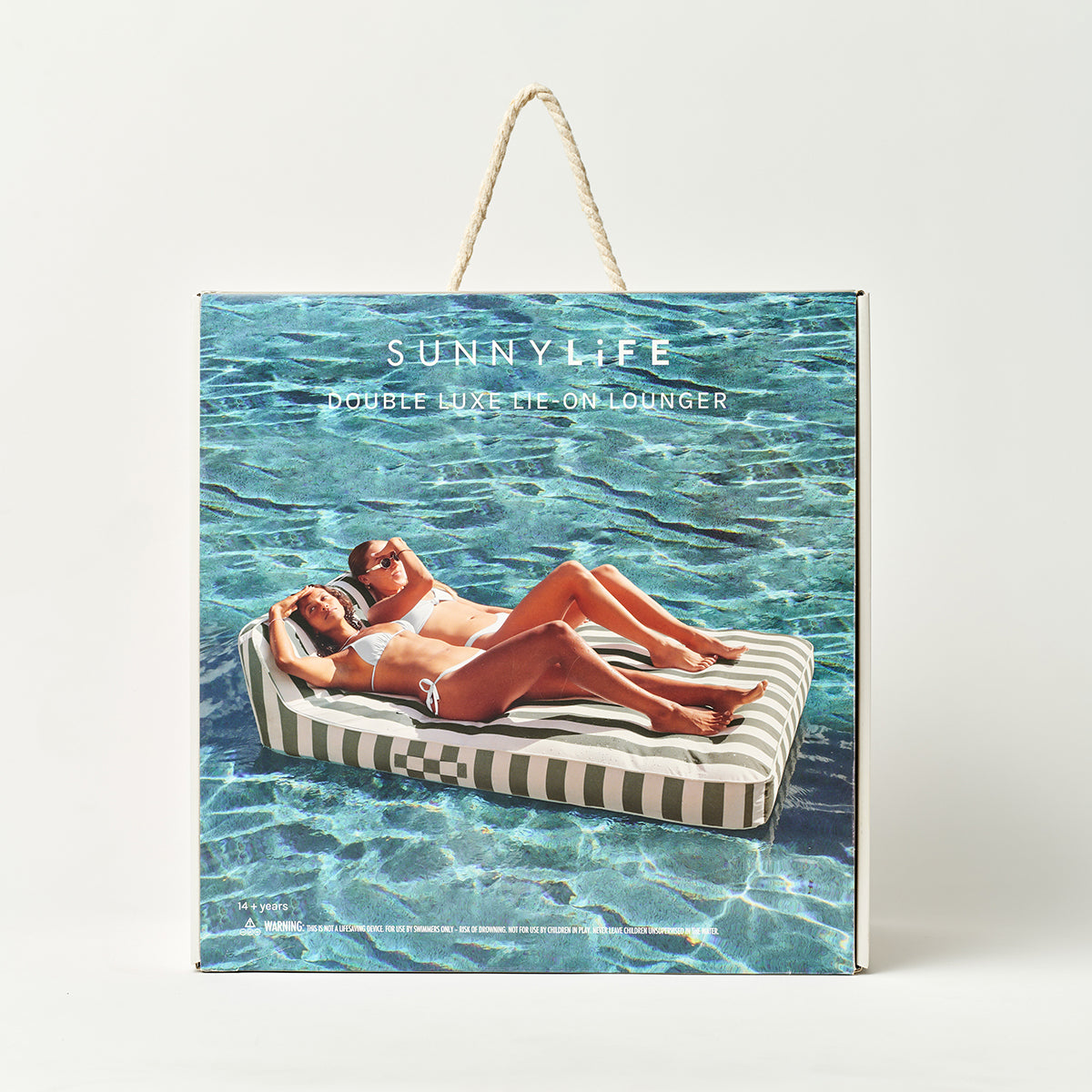 Luxe Double Lounger Seagrass Stripe