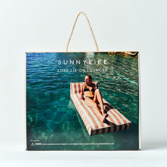 Luxe Lounger Tierra Clay Stripe