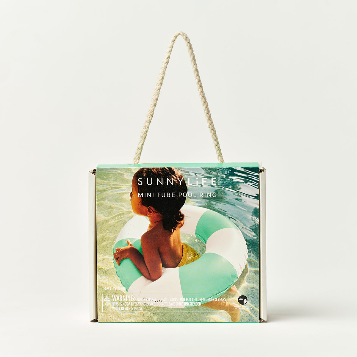 Mini Pool Ring Pool Party Green Stripe
