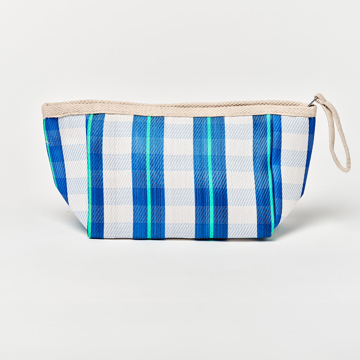 Recycled Nylon Pouch La Mer Blue Neon