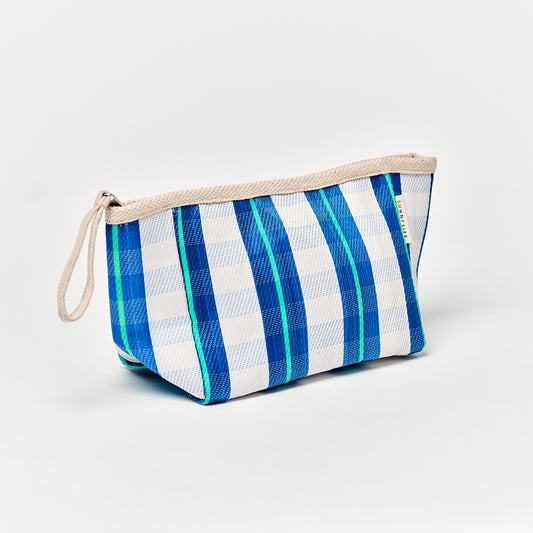 Recycled Nylon Pouch La Mer Blue Neon