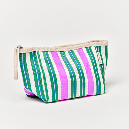 Recycled Nylon Pouch Seagrass Green Multi