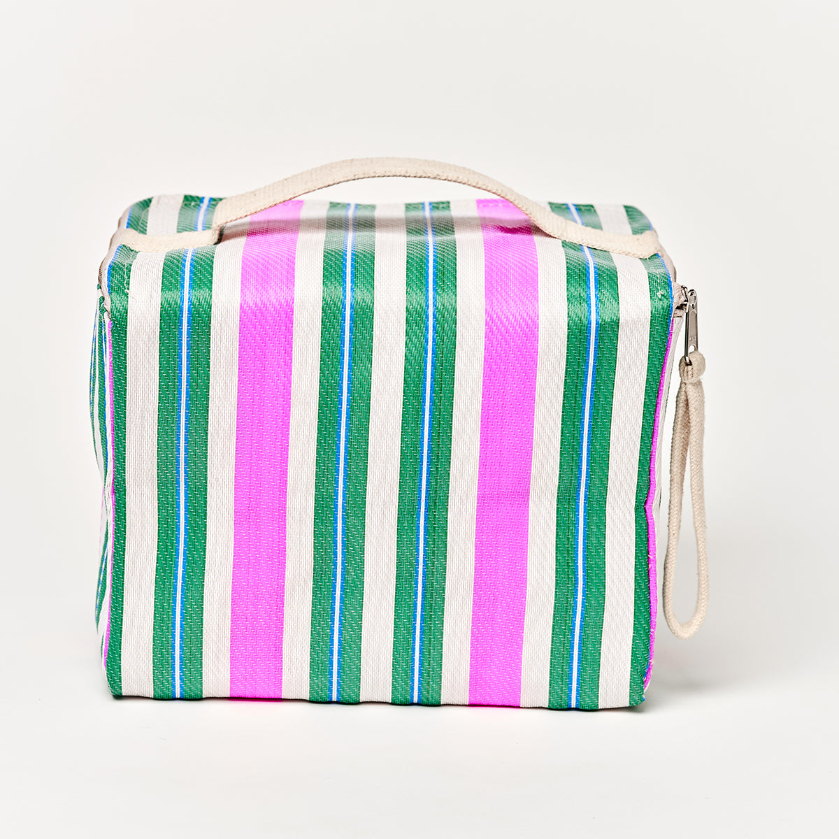 Recycled Nylon Lunch Cooler Bag Seagrass Green Multi
