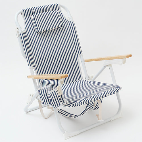 Strandstuhl Luxe Coastal Blue