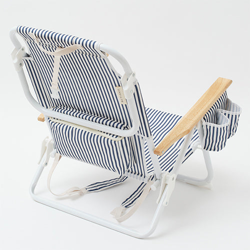 Strandstuhl Luxe Coastal Blue