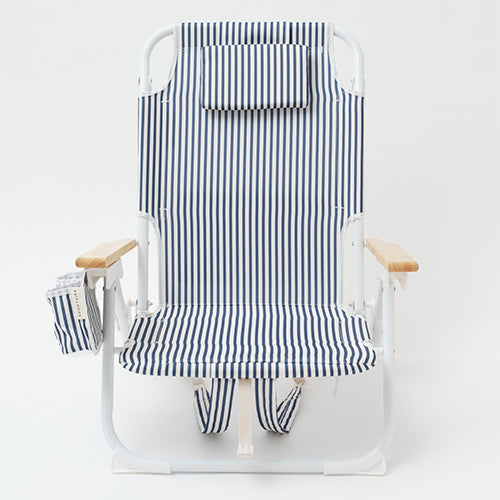 Strandstuhl Luxe Coastal Blue