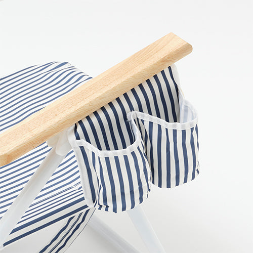 Strandstuhl Luxe Coastal Blue