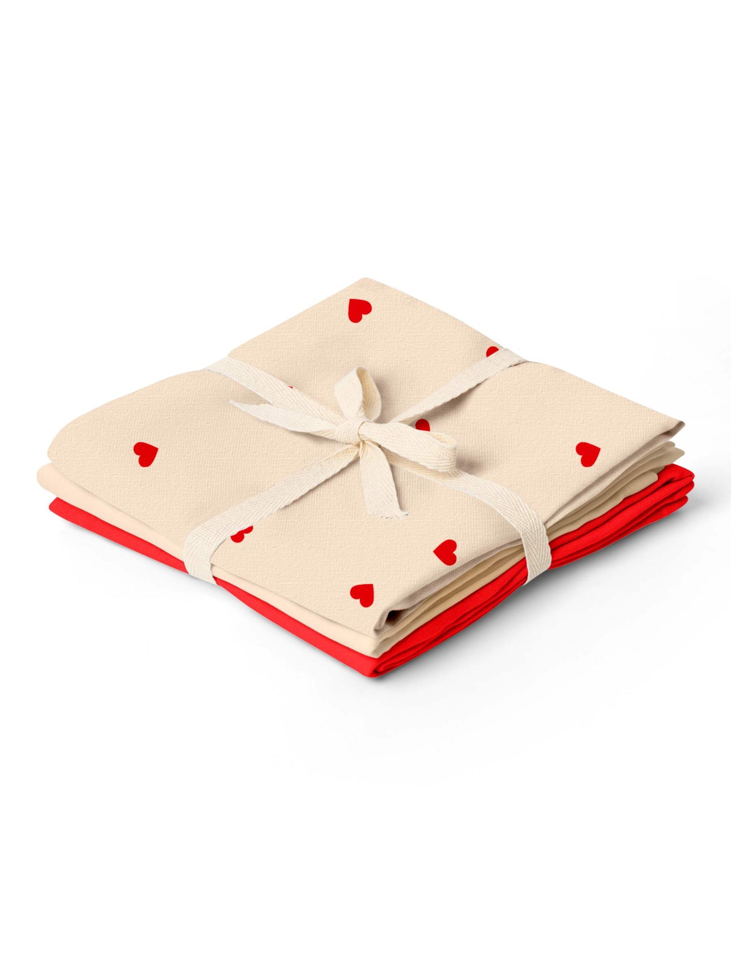 Bora Swaddle Muslin 3er Set Love dust red