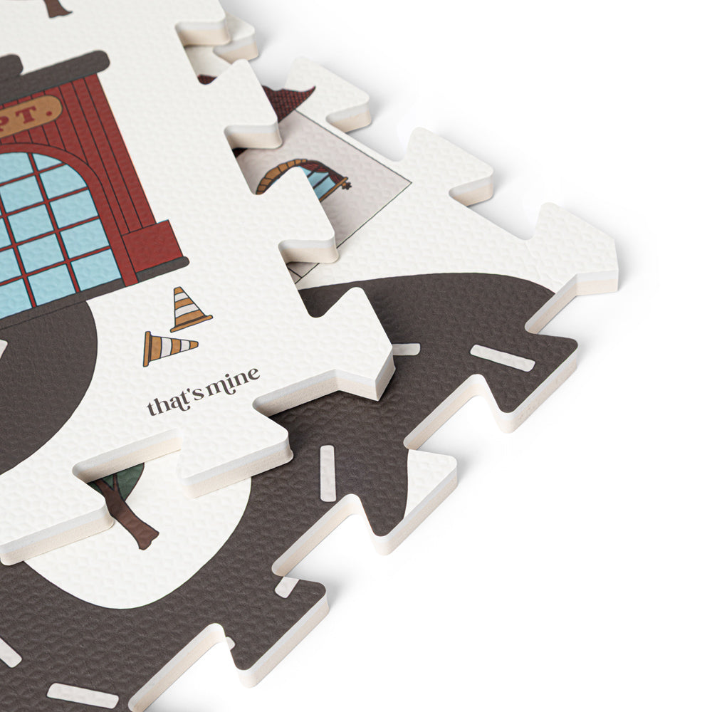 Schaumstoff-Spielmatte quadratisch - Roadtrip