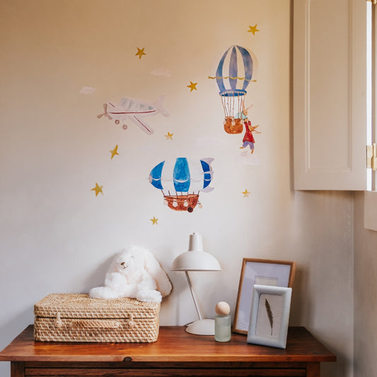 Wandsticker flying adventures