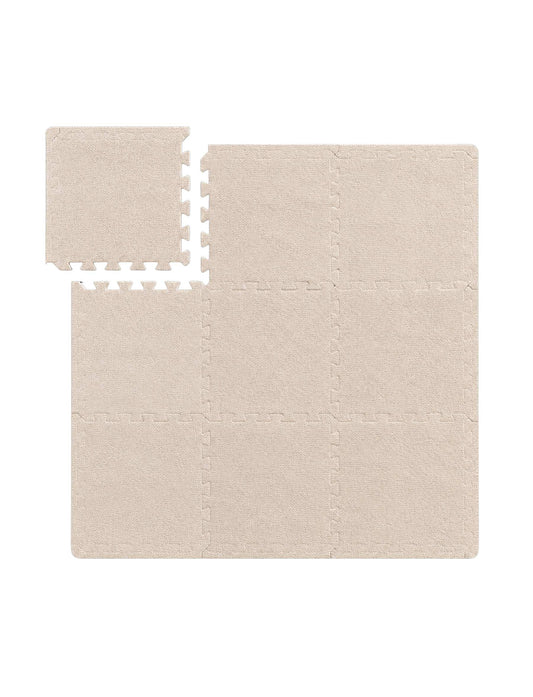 Alva Schaumstoff Spielmatte quadratisch soft beige