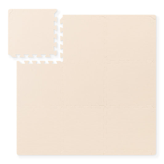 Schaumstoff-Spielmatte quadratisch - Beige