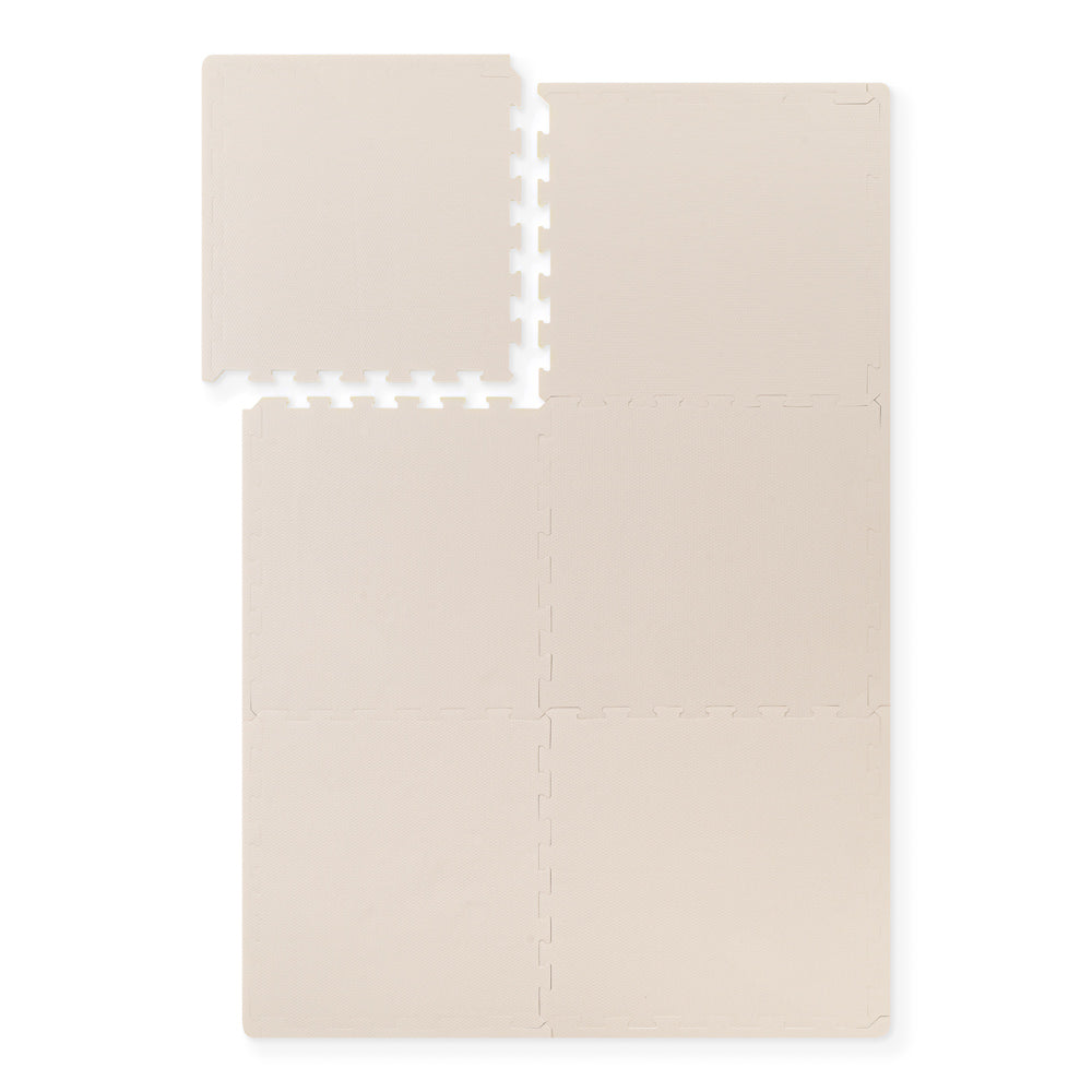 Schaumstoff-Spielmatte quadratisch - Soft Braun