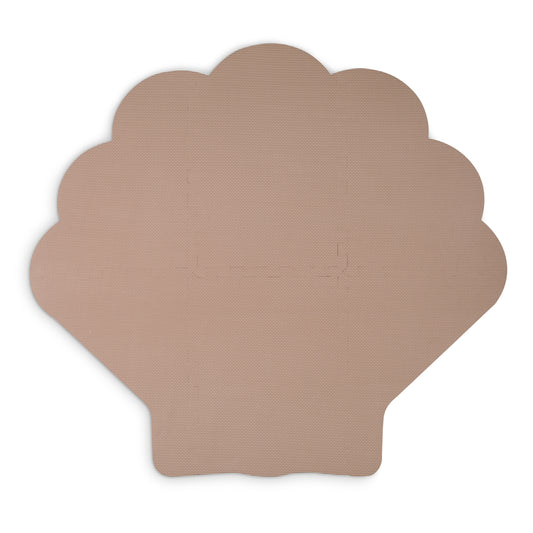 Spielmatte Muschel hellbraun